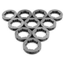 10Pcs 3/8 Inch 7T 22mm Chain Drive Rim Sprocket for 266 268 272 280 285 288 355 362 372XP 380 385XP Chainsaw