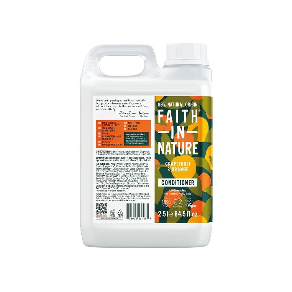 Faith In Nature Grapefruit&Orange Conditioner 2.5L