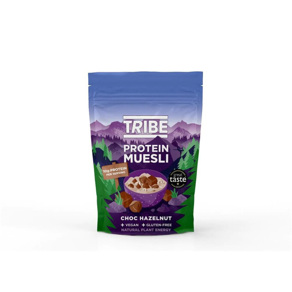 Tribe Protein Muesli (Pouch) - Choc Hazelnut 400g (Pack of 5)