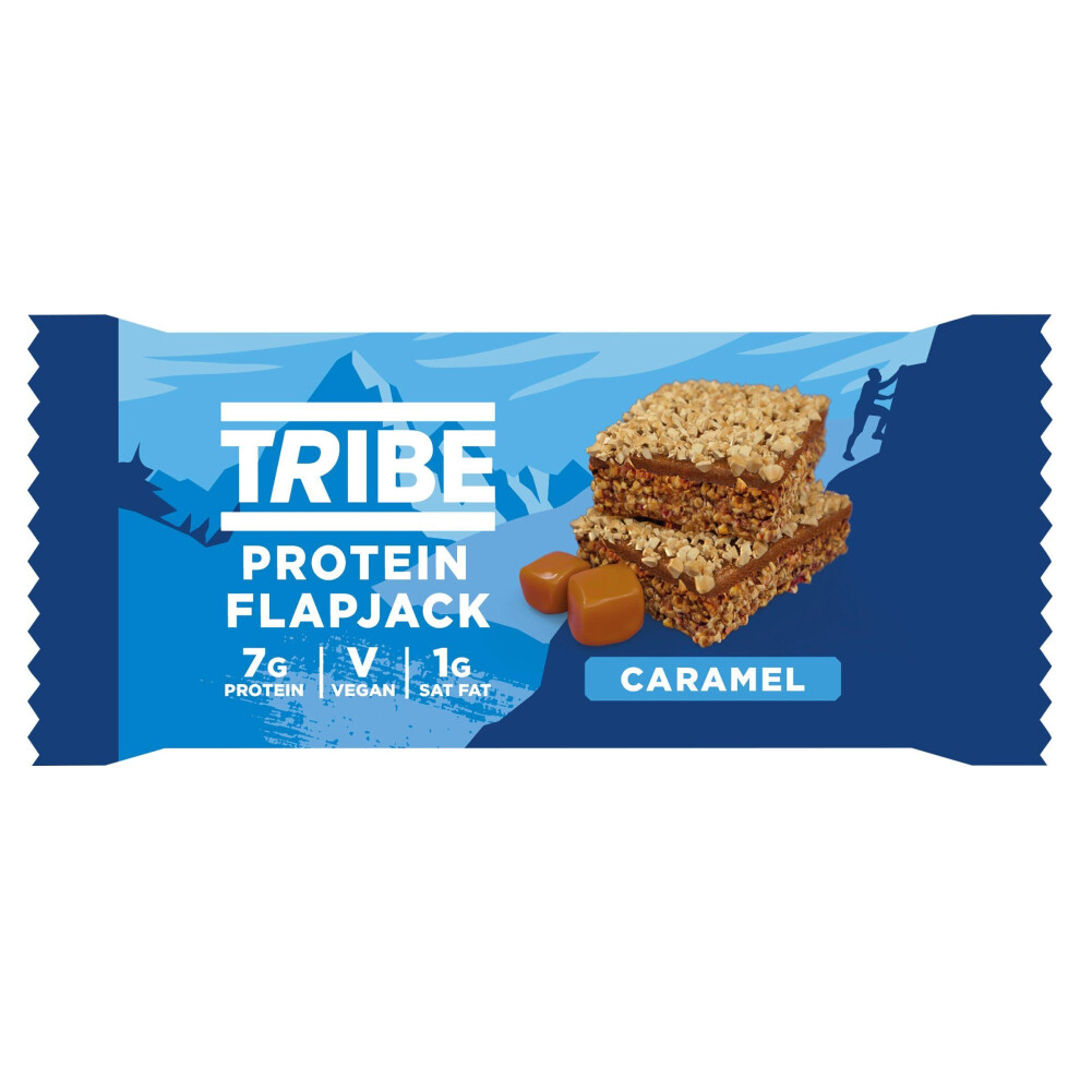 Tribe Protein Flapjack - Caramel 50G (Pack Of 12)