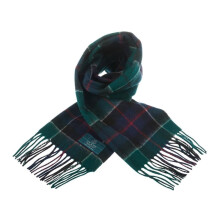 Lambswool Scottish Tartan Clan Scarf Leslie Green