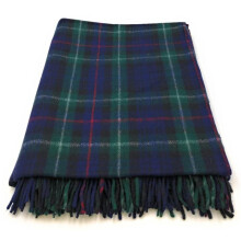 Highland Wool Blend MacKenzie Tartan Blanket Throw Brand New