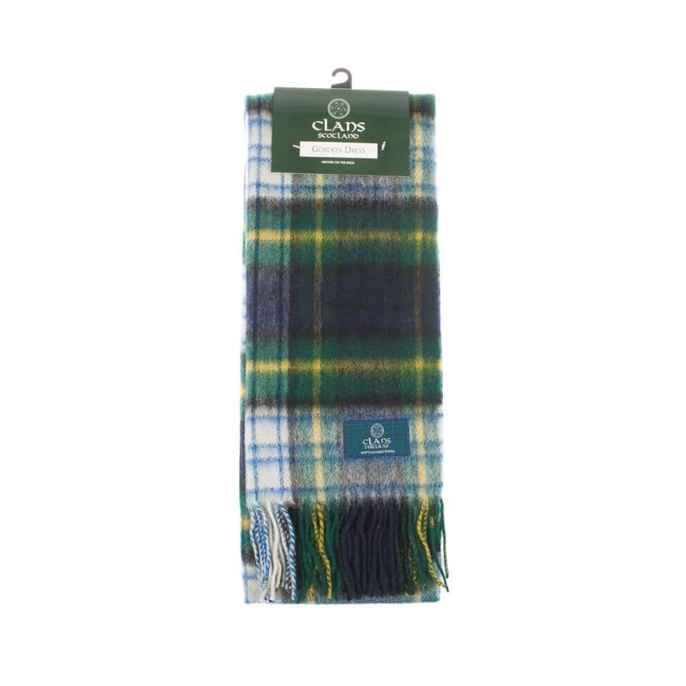 Clans Scotland Lambswool Scottish Tartan Clan Scarf Gordon Dress