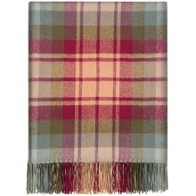 100% Lambswool Lochcarron Border Tartan Blanket Auld Scotland Brand New