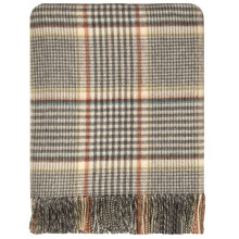 100% Lambswool Lochcarron Border Tartan Blanket Clyde Brand New