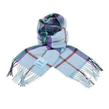 LAMBSWOOL SCOTTISH TARTAN CLAN SCARF WORLD PEACE TARTAN