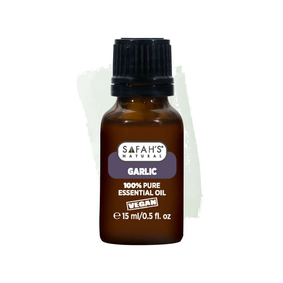 Safah's Natural 100% Pure Garlic Essential Oil 15Ml