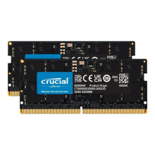 Kit mémoire - Micron Technology - Crucial - DDR5 - kit - 32 Go: 2 x 16 Go - SO DIMM 262 broches - 5600 MHz / PC5-44800