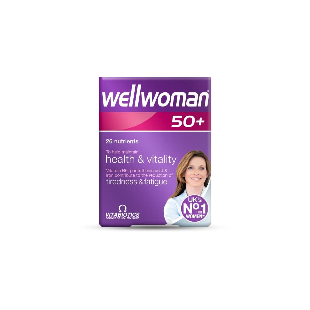 Vitabiotics Wellwoman 50+, 30 Tablets, Pack of 1