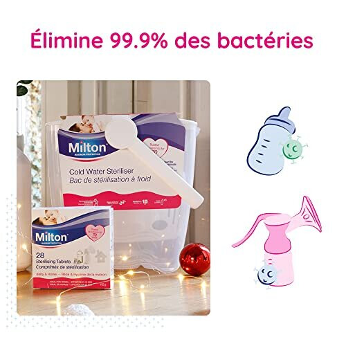 Milton Cold Water Steriliser (White) 1