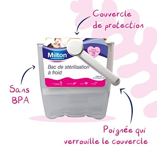 Milton Cold Water Steriliser (White) 2