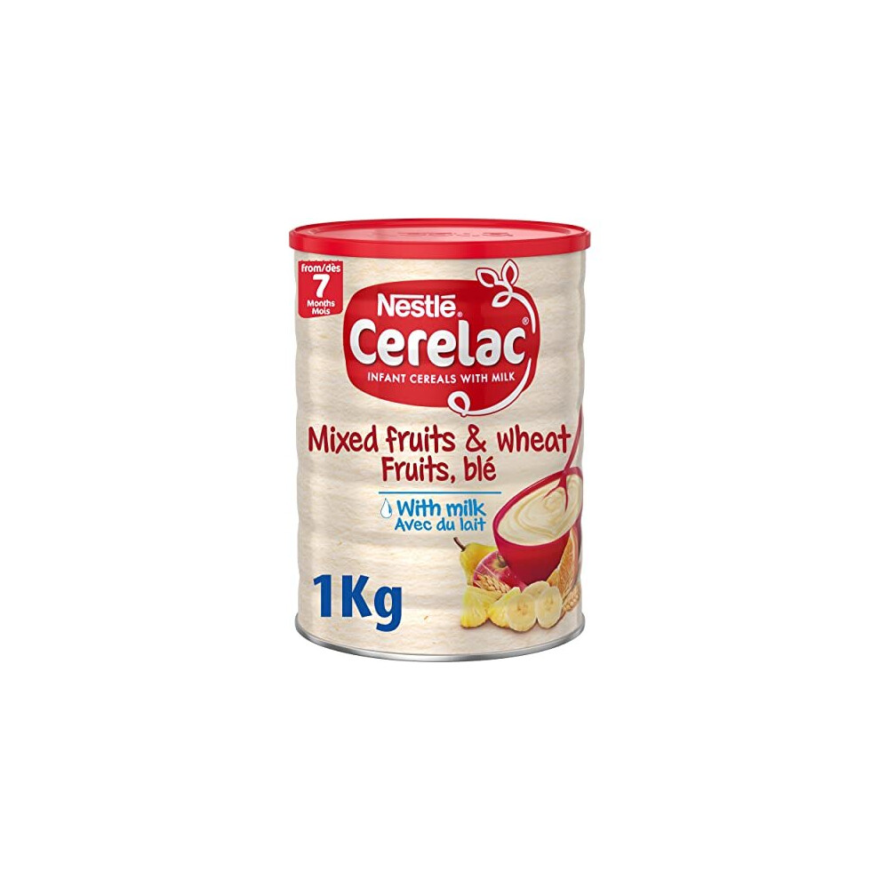 Cerelac Mixed Fruits & Wheat Infant Cereal with Milk 1kg | from 7 months+ | Baby - Image 4