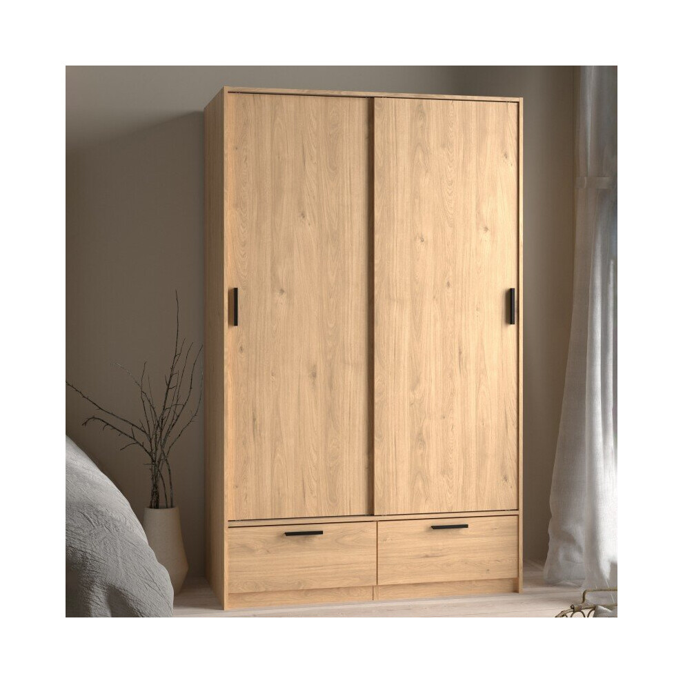 Line Wardrobe With 2 Doors 2 Drawers