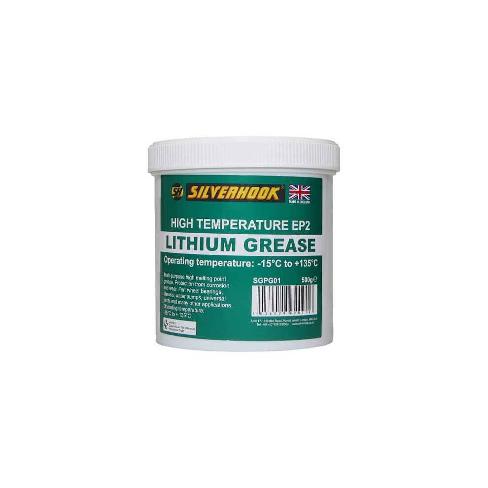 Silverhook Lithium Grease Tub 500G