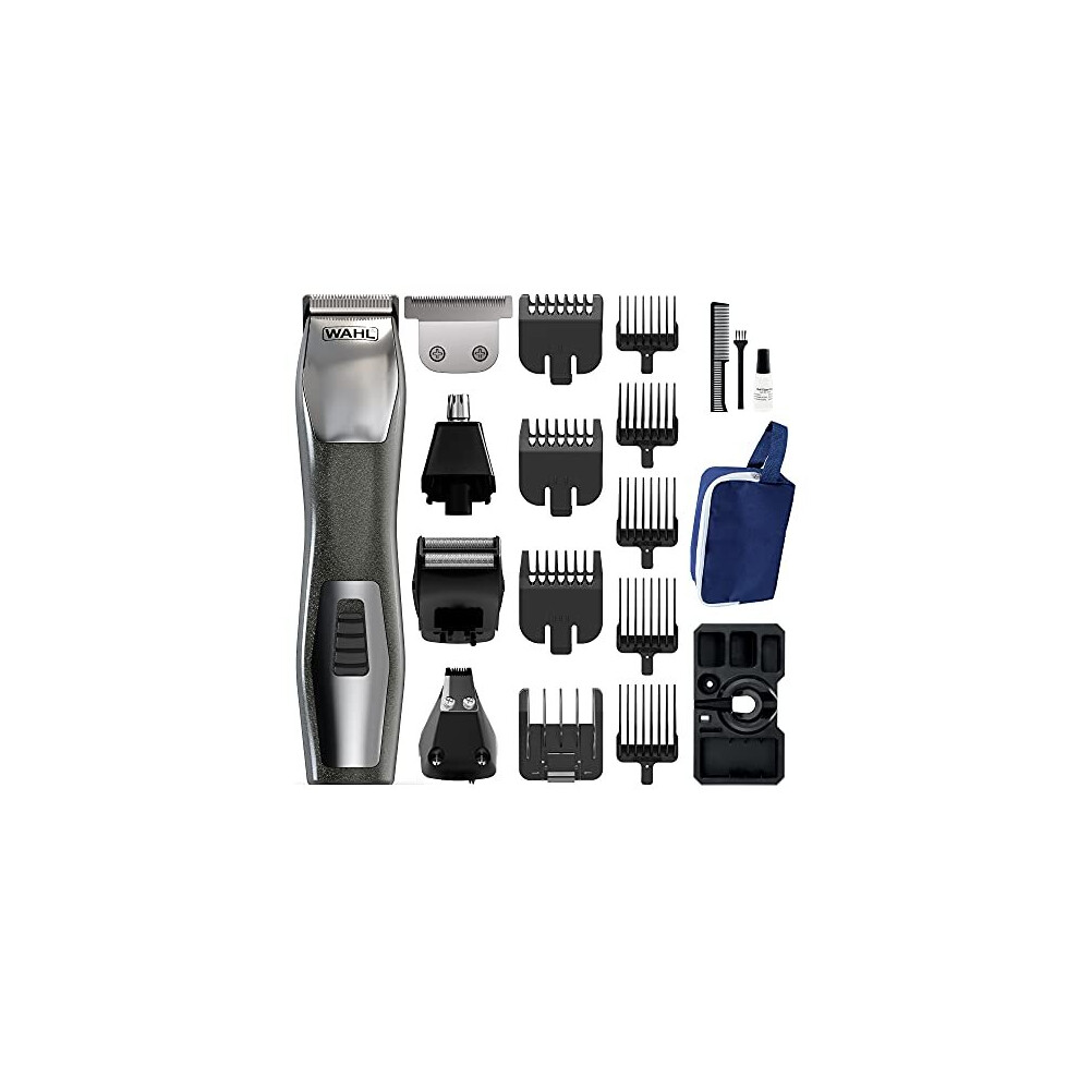 Wahl Chromium 11-In-1 Multigroomer, Beard Trimmer For Men, Nose Hair Trimmer, Stubble Trimmer, Body Trimmers For Men, Male Grooming Set, Rec