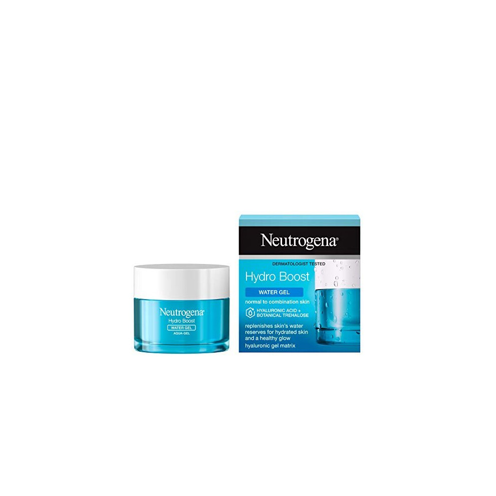 Neutrogena Hydro Boost Water Gel Moisturiser With Hyaluronic Acid & Trehalose For Dry Skin, 50ml