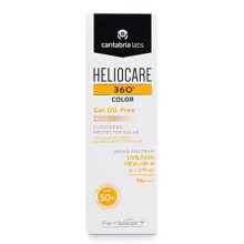 Heliocare 360 Color Gel Oil-Free Beige SPF 50 50ml / Gel Sunscreen For Face/Daily UVA UVB Visible Light Infrared-A Anti-Ageing Sun Protectio