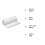 BLUE DOT 25g COTTON WOOL ROLL (30CWR025),White 2