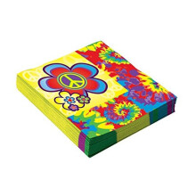 Forum Novelties X75805 Hippie Decoratie Servet, Multi-Kleur, Één Maat