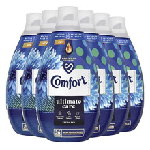 Comfort Ultimate Care Fresh Sky Intense Fragrance Boost Ultra-Concentrated Fabric Conditioner Softener 540 ml (Pack of 6) (216 Washes) in 10