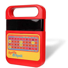 Basic Fun! 09624 Speak & Spell Electronic Game Classic Retro Interactive Toy ,Educational Learning System For Boys & Girls Aged 4 Years and