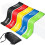 Gritin Resistance Bands, [Set of 5] Skin-Friendly Resistance Fitness Exercise Loop Bands with 5 Different Resistance Levels - Free Carrying 1
