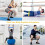 Gritin Resistance Bands, [Set of 5] Skin-Friendly Resistance Fitness Exercise Loop Bands with 5 Different Resistance Levels - Free Carrying 7