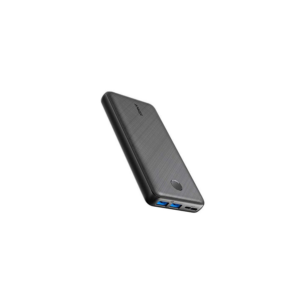 Anker Power Bank 325 Powercore Essential 20K 20000Mah Portable Charger With Poweriq, 2 Usb-A Outputs, Usb-C Input Only