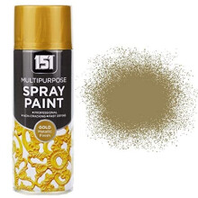 400ml Professional Quality Fantastic Finish All-Purpose Interior Exterior Household Spray Paint for Wood Metal Plastic Ceramics & More (Meta