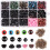 Plastic Safety Eyes and Noses,Hoiny 580 pcs Doll's Eyes Teddy Eyes Plastic Eyes Including 180 pcs Safety Eyes, 110 pcs Safety Noses with 290 1