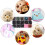 Plastic Safety Eyes and Noses,Hoiny 580 pcs Doll's Eyes Teddy Eyes Plastic Eyes Including 180 pcs Safety Eyes, 110 pcs Safety Noses with 290 3