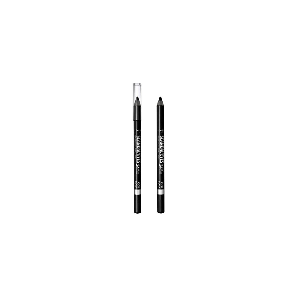 Rimmel London Scandaleyes Waterproof Eyeliner, Black, 1.3g