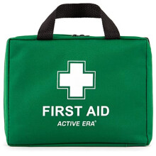 220 Piece Premium First Aid Kit Bag - Includes Eyewash, 2 x Cold (Ice) Packs and Emergency Blanket for Home, Office, Car, Caravan, Workplace