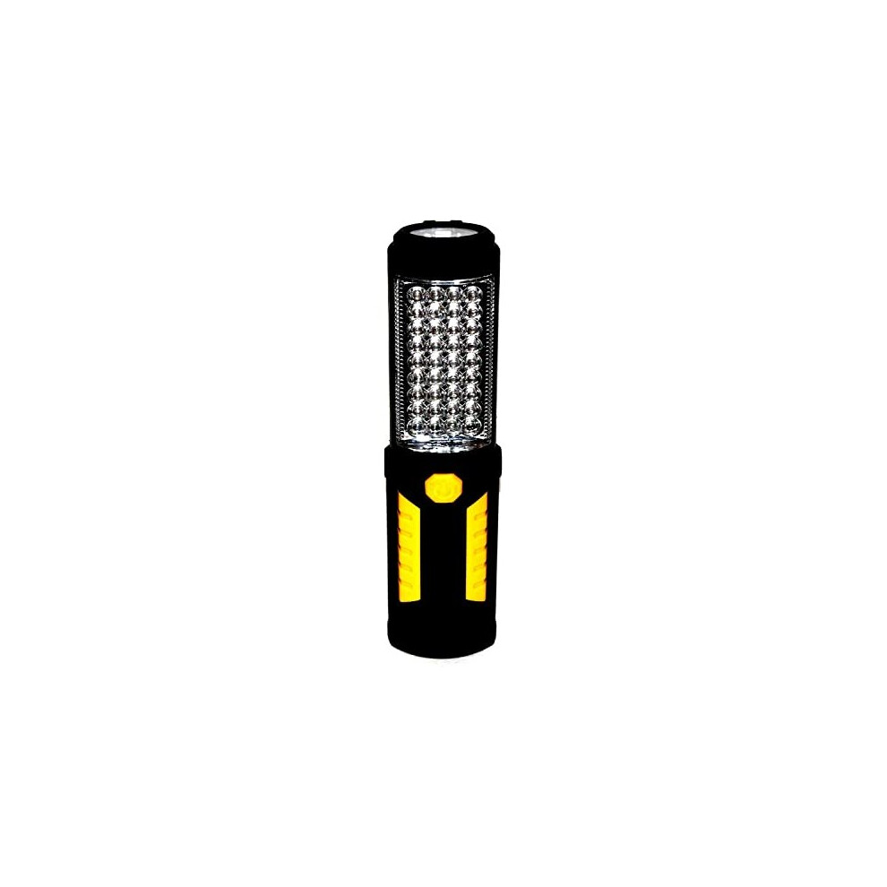 Powerful 36+5 LED 3000 Lumens Portable Flashlight Torch Rechargeable Inspection Lamp Camping Light Hands-Free Garage Workshop Flashlight for