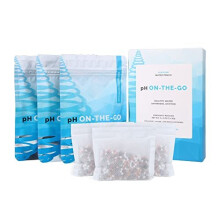 pH ON-The-GO Alkaline Water Filter Pouch- Portable Alkaline Water Filtration System for Your Bottle, Pitcher, Jug, Container - High pH Water