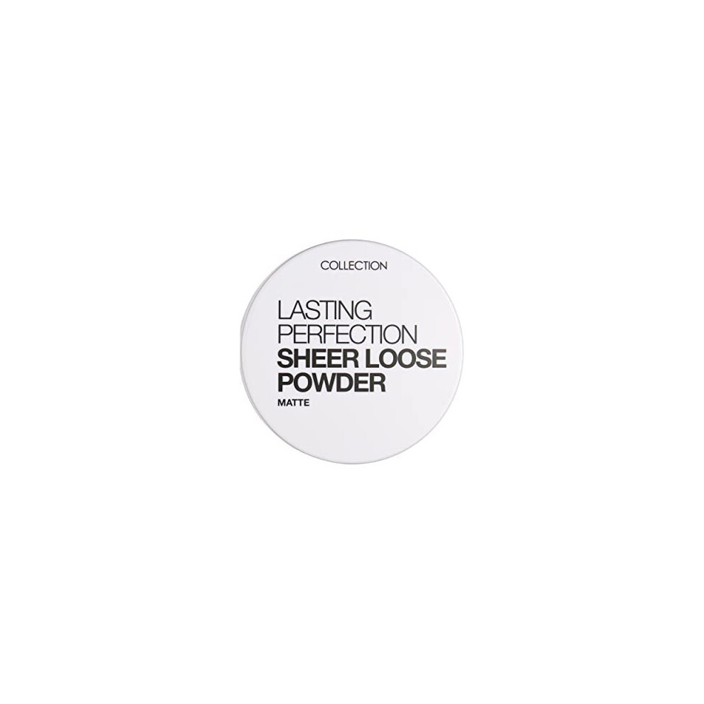 Collection Cosmetics Lasting Perfection Sheer Loose Powder, Lightweight Powder, 10g, Translucent Matte