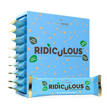 Protein Works - Ridiculous Vegan Protein Bar | Award Winning | 100% Plant Based & Palm Oil Free | High Protein | Wild Chocolate Peanut | 9 B