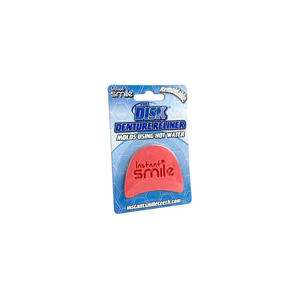 Instant Smile The Disk Denture Reliner, Remouldable for a Perfect Fit