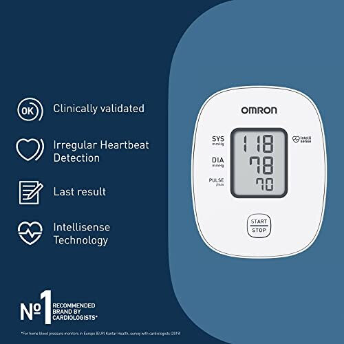 OMRON X2 Basic â Automatic Upper Arm Blood Pressure Monitor For Home ...