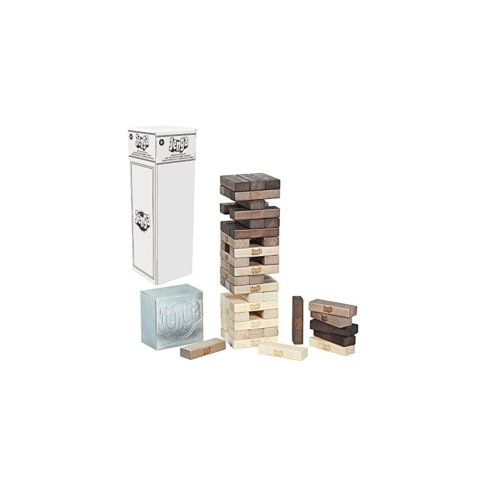 Hasbro Gaming Jenga Game: Rustic Series Edition - Amazon Exclusive