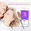 Easy@Home Smart Basal Thermometer, Large Screen and Backlit, Period Tracker with Premom (Purple) 3