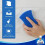 MRSIGA Non-Scratch Cellulose Scrub Sponge Dual-sidet opvaskesvamp til k?kken 12 Pack 5