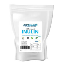 PuresweetÂ High Grade Inulin Prebiotic Fibre Powder 500g - Chicory Root, Non GMO, Highly Soluble, Made in The EU, Fructo Oligosaccharide (F