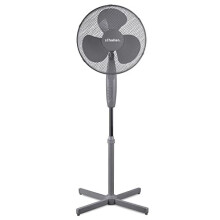 Schallen 16" Electric Oscillating Floor Standing Tall Pedestal Air Cooling Fan (Grey)