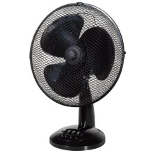 Zanussi 12" Inch, Lightweight, Portable Desk Fan, 3 Speed Settings, Wide-Angled Oscillation, Powerful Airflow, Quiet Operation, Perfect for