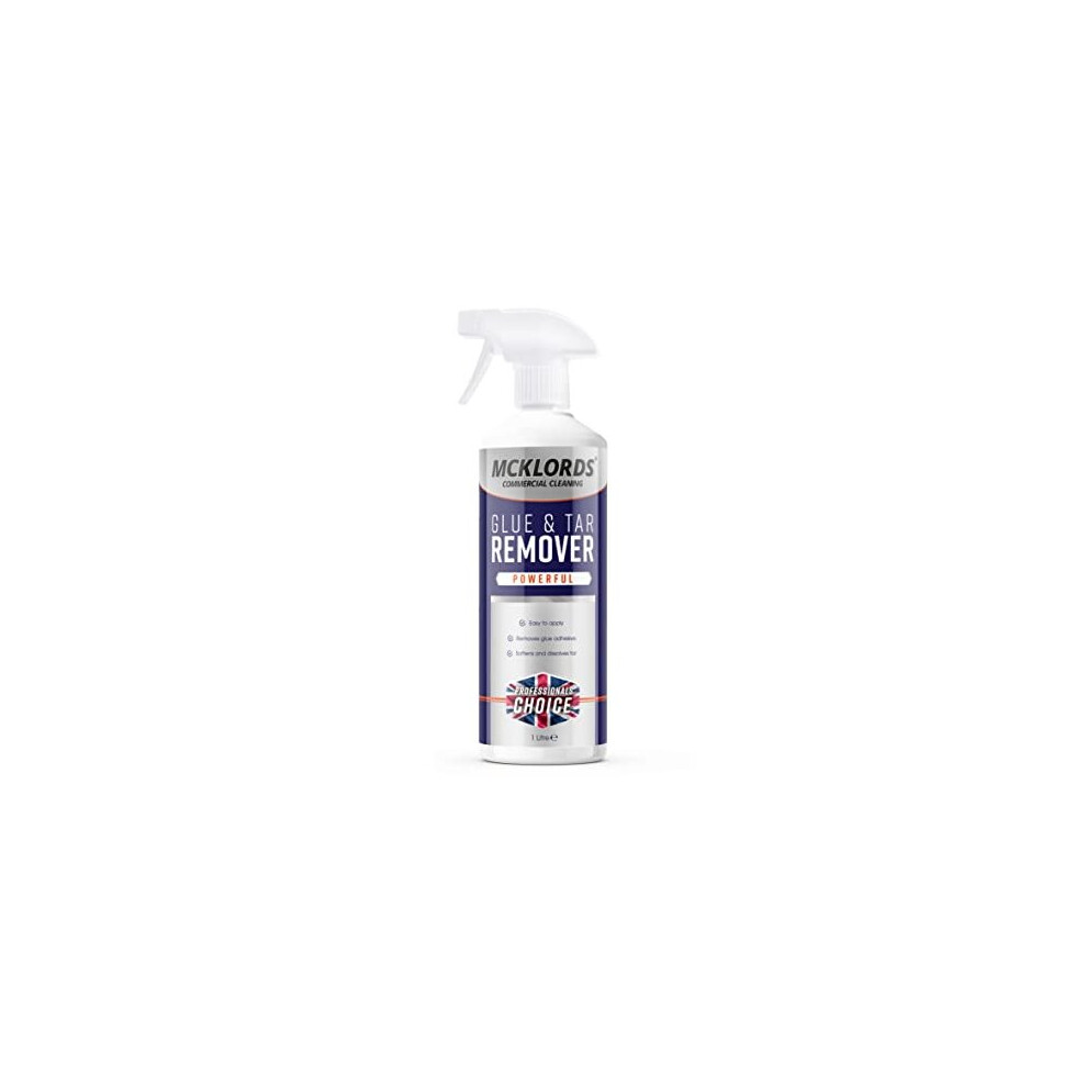 Mcklords Commercial Glue Adhesive And Tar Remover, 1 Litre 5060895862904