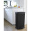 Curver Curver Metal Effect Kitchen One Touch Deco Bin, Black, 50 Litre 7