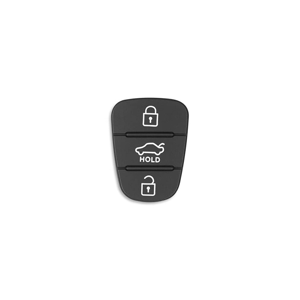 Car Key Rubber Buttons Remote Control Car Key Case Replacement Compatible With Kia Hyundai I10 I20 I30 Ix20 Ix35 Ceed Soul Venga Sportage 5904905930156