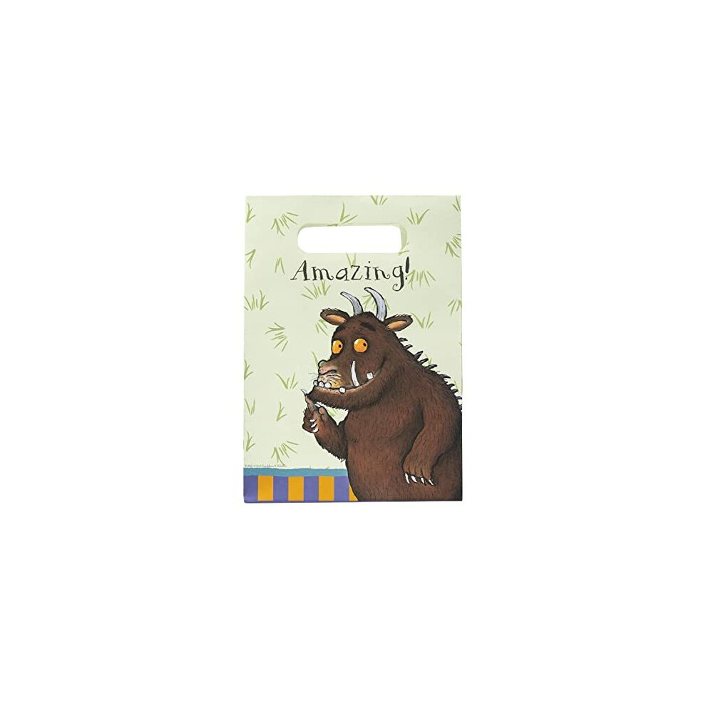 Smiffys 51574 Officially Licensed The Gruffalo Tableware Party Bags x8, Unisex Children, Multi-Colour, One Size