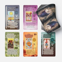 Tarot para principiantes: Caldero de la Bruja. Aprender Tarot. Cartas del Tarot para principiantes con sus significados. Palabras clave: Chakra,